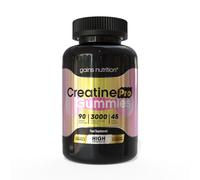 GN Creatina Pro Gominolas | 90 Gominolas de Creatina Monohidratada para Hombre y Mujer - 3000mg de Monohidrato de Creatina por Dosis | Sabor Fresa y Plátano, Sin OGM, Apto para Veganos y Vegetarianos