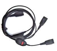 Gn Netcom Y Entrenamiento Qd Cable Con / Interruptor Silencio para Jabra