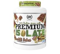 GN Nutrition 2 kg Proteína Isolate 100%| Sabor CHOCOLTE DUBAI | Aislado de Suero de Leche ISOLAC | Con DigeZyme y Vitamina B6