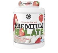GN Nutrition 2 kg Proteína Isolate 100%| Sabor FRESA Y NATA | Aislado de Suero de Leche ISOLAC | Con DigeZyme y Vitamina B6