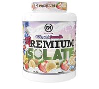 GN Nutrition 2 kg Proteína Isolate 100%| Sabor FRESA Y PLÁTANO | Aislado de Suero de Leche ISOLAC | Con DigeZyme y Vitamina B6