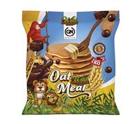 GN NUTRITION Harina de Avena 1 kg | Sabor WILD CHOCOLATE | Oatmeal Instantáneo | Alta en Fibra | Energía Duradera | Efecto Saciante
