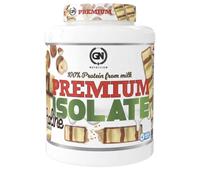 GN Nutrition Premium Isolate 100% 2kg | Sabor PRALINE | Aislado de suero de leche de ISOLAC | Mejora tus entrenamientos | Recuperación Muscular