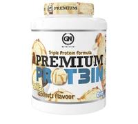 GN Nutrition Premium Prot3in 2 kg | Proteina Ideal Para Crecimiento Muscular y Recuperación con Enzimas Digestivas y Vitamina B6 | 9 Sabores | Sabor VAINILLA y AVELLANAS