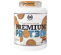 GN Nutrition Premium Prot3in 2 kg | Proteina Ideal Para Crecimiento Muscular y Recuperación con Enzimas Digestivas y Vitamina B6 | 9 Sabores | Sabor COOKIES