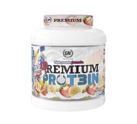 GN Nutrition Premium Protein 1 Kg | Sabor FRESA y PLÁTANO | Ideal Para Crecimiento Muscular y Recuperación
