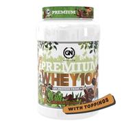 GN Nutrition Premium Whey 100% 1Kg | Sabor WILD CHOCOLATE Con Toppings | Proteína de Suero de Calidad | Ideal para Crecimiento Muscular y Recuperación Rápida