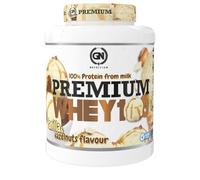 GN Nutrition Premium Whey 100% 2kg | Sabor VAINILLA y AVELLANAS | Proteína Con Vitamina B6 y DigeZyme | Ideal para Deportistas