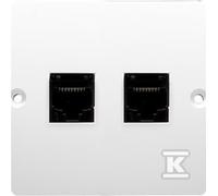 GN.TELEF.RJ 11 PODW.WHITE BMTF2.02/11