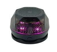 Gnaillxc Altavoz portátil recargable RGB para uso en exteriores y escritorio, audio compacto alimentado por batería para teléfonos celulares y computadoras