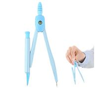 GNALIA 1 Pieza Compás Dibujo Técnico Compás Escolar Juego De Brújula De Geometría Con Portaminas Compás Geométrico Para Escolar Para Dibujo Matematico (Azul)