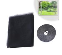 GNALIA 1 Pieza Mosquiteras Para Ventanas Pantalla Mosquitera Universal 130 X 150Cm Mosquiteras De Ventanas Adhesiva Mosquiteras De Ventanas Ajustable Para Bloquear Con 1 Rollo Cinta Autoadhesiva