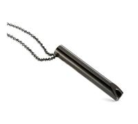 GNALIA 1 Piezas Collares De Respiración Collar De Alivio De La Ansiedad Dispositivo De Ejercicio De Respiración Para Meditación Pánico Para Hombre Mujer Meditar Antiestrés Relajar Negro