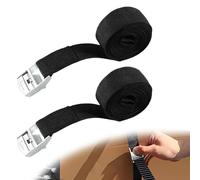 GNALIA 2 Piezas Correa De Amarre 20Mm Correas De Trinquete Cinchas De Amarre Rapido Cinchas Para Baca Coche Cinturón Tensor De Carraca Con Hebilla Correa De Tensión Ajustables Para Portaequipajes