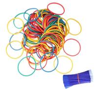 GNALIA 300 Unidades Gomas Elasticas 40Mm Bandas De Goma Grandes Resistentes Y Reutilizables, Colores Sur