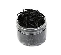 GNALIA 500 Piezas Multicolor Elástico Banda Para Coleta Pequeñas Para Hacer Trencitas Diseño De Cabello Peinado De Boda (Negro)