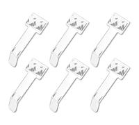 GNALIA 6pcsClip para boletos de Parabrisas, Clip para boletos de estacionamiento, Clip para boletos Autoadhesivo para Permiso de Parabrisas, Clips para permisos para automóviles, Camiones y caravanas