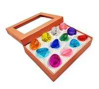 GNALIA Diamante 12 Unidades 30Mm Colores Acrílico Cristal Para Fiestas Navidad Acuario Decoración