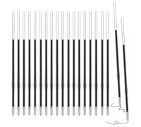 GNALIA Recambio Bolígrafo, 60 Unidades, Minas Retráctiles Color Negro, Trazo 1.0 Mm, Longitud 107 Mm, Material Plástico, Para Escritura Suave