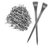 GNAUMORE Clavos de Herradura,Material de Acero Des Clavos Des Caballo,Equipo Deportivo Ecuestre Acero,Clavo para Pezuñas,Clavo da Herradura da Aceros,Clave di Pezuña di Aceros