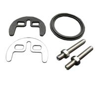 GNAUMORE Fijación Grifo De Un Solo Orificio,Montaje para Grifos De Lavado,Soporte para Grifo Mezclador De Lavabo,Placa Herradura Juego De Montaje,Kit de Montaje de Grifo de Repuesto