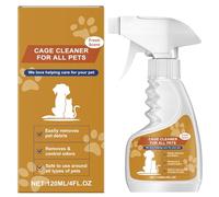 GNAUMORE Spray de limpieza para jaula de mascotas, eliminador de olores y quitamanchas, limpiador enzimático para mascotas, como orina de perro o excrementos en el sofá, sillón, colchón, coche, UVM