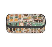 Gnbmvcc Bolsa de almacenamiento multifuncional para álbumes de recortes de Halloween. Puede almacenar artículos de papelería, cosméticos, suministros de oficina.