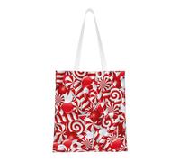 Gnbmvcc Candy Canes - Bolsa de compras reutilizable de 15 x 16 pulgadas, bolsa de lona, bolsa de protección del medio ambiente