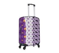 Gnbmvcc La maleta de viaje de negocios Happy Halloween es adecuada para maletas de 18 a 32 pulgadas., White, L