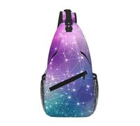 Gnbmvcc Magic Space - Mochila diagonal para hombre y mujer, para viajes, senderismo, ocio