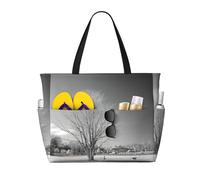 Gnbmvcc Willow Tree - Bolsa de playa de gran tamaño para mujer, con cremallera, para viajes, compras, viajes, piscina