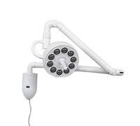 GNbow Llámpara de Examen Bucal, Examen Quirúrgico Bucal Montado en la Pared Cirugía Plástica Lámpara para Examen Oral Quirúrgico, luz de Pared LED con 10 Orificios sin Sombra