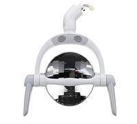 GNbow Luz bucal Dental, Lámpara de Examen Médico, lámpara de Examen Bucal Quirúrgica sin luz LED Ajustable para sillón Dental, iluminación médica quirúrgica, 22 mm/26 mm