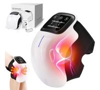 GNbow Masajeador de Rodilla Inalámbrico, Masajeador de Rodilla Inalámbrico con Calefacción por Infrarrojos, Pantalla Táctil LED, para Aliviar el Dolor de Rodilla