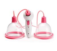 GNbow Masajeador de Senos Eléctrico, Masaje del Pecho, Accesorios De Herramientas para El Cuidado del Pecho Femenino, Masajeador De Senos Eléctrico De Doble Taza