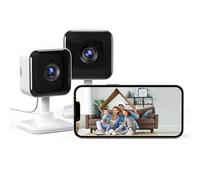 GNCC 2K 3MP Cámara Vigilancia WiFi Interior, Mini Camaras Vigilancia Domicilio WiFi, Detección de Movimiento, IA, Audio Bidireccional, Visión Nocturna, Alerta, Compatible con Alexa y Google(2-Pack)