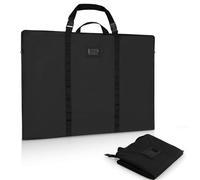 GNEGNI LIFE Cartera de artista A1, 61 x 91,4 cm, carpeta de dibujo con hombro y asa, resistente al agua, para obras de arte, bocetos, dibujos, pinturas, pósteres, fotografías, etc, Negro , Riñonera