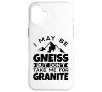 Gneiss Granito Rock Científico Geología Divertido Ciencia de la Tierra Carcasa para iPhone 16 Plus