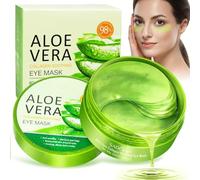 GNHG 60 Pcs Parches Ojos Bolsas Y Ojeras,Mejorar Las Líneas Finas,Bye Bye Under Eye Bag,Hidratante Anti Edad,Hacer La Piel De Los Esté Firme,Eye Patches Eye Pads,Máscara De Ojos De Colágeno,Verde
