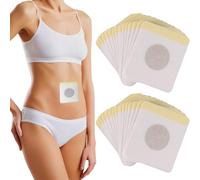 GNHG 80 Piezas Parche para ombligo, Slim patch, Parches adelgazantes abdomen, Fácil de usar, Rápido y suave, para personas de talla media y obesas, Natural y suave, cómodo