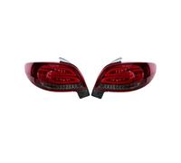 GNITRIMS Faros De Coche Conjunto De Faros Antiniebla Traseros Para Peugeot 206 206CC 2004 2005 2006 2007 2008(Red)