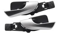 GNITRIMS Manija Interior Puerta Delantera IzquierdaDerecha Para Alfa Romeo Para Giulietta 2010-2019 Cromada Plateada Accesorios (Left and Right Side)