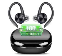 Gnlgnl Auriculares Inalambricos Deportivos,Auriculares Bluetooth con Micrófono,Cascos Inalambricos con Estuche de Carga USB-C,IPX7 Impermeable,Calidad de Sonido HD,48Hrs de Reproducción