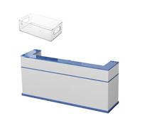 GNNymphyte Mesa De Recepción Amplia con Estantes Extraíbles Y Cajones para Actividades En Congresos E Instituciones Médicas(B,200x60x100cm)