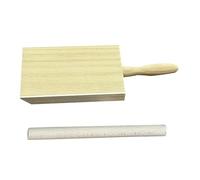 Gnocchi Pasta Maker, Wooden Dough Shaping Board, Kitchen Rolling Tool, Compact Sturdy Design, Interactive Easy Grip Handle, Ideal for Homemade Pasta, Cooking, Baking, Italian Dishes 11.22x3.35 Inches