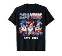 GNOME 250 Years 1776 2026 250th Birthday 4th of July Funny Camiseta