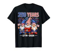 GNOME 250 Years 1776 2026 250th Birthday 4th of July Funny Camiseta