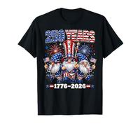 GNOME 250 Years 1776 2026 250th Birthday 4th of July Funny Camiseta