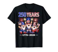 GNOME 250 Years 1776 2026 250th Birthday 4th of July Funny Camiseta