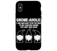 Gnome-Aholic Uno que no puede detener la tentación de comprar otro gnomo Carcasa para iPhone X/XS